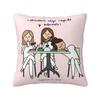 Enfermera En Apuros Doctor Nurse Medical Throw Pillow Case Bedroom Decoration Sofa Cushion Cover Polyester Soft Pillowcase