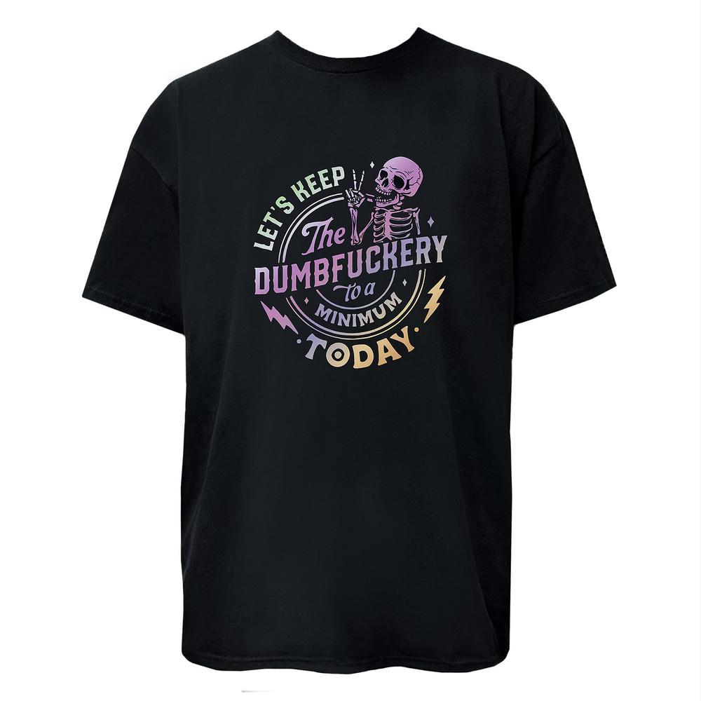 Skeleton Graphic Design T-shirt Unisex Top Women Men Tee Unisex T-Shirt S