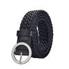 Wax Rope Woven Belt Women'S Non-Porous Belt Dress Jeans Belt