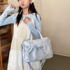 Portable Satin Bow Hand Bag Korean Style Fashion Laptop Bag Cool INS Shoulder Bag  Girls