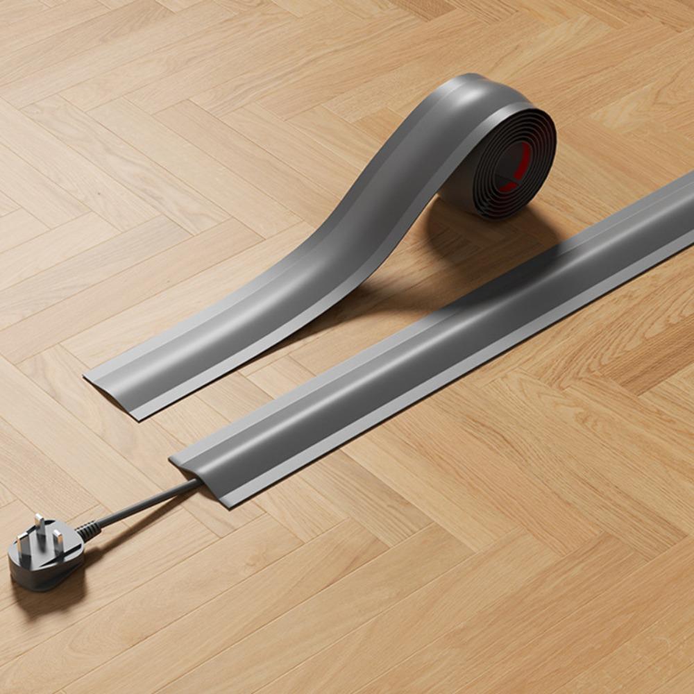 High Quality Soft Cord Cover PVC Durable Floor Cable Cover Flexible Cable Management Wire Cover Floor