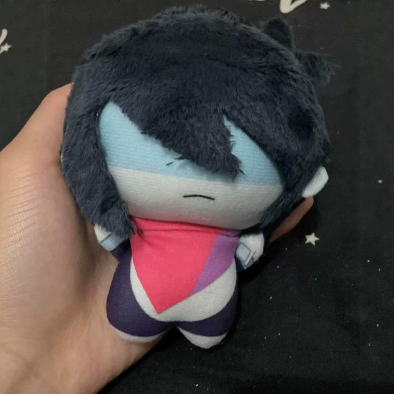 Deltarune 10cm Kris Cotton Doll Keychain Cute Game Character Plush Toy Soft Stuffed Pendant Lovely Collectible Gift Game Fans Bag Hanging Home Decor