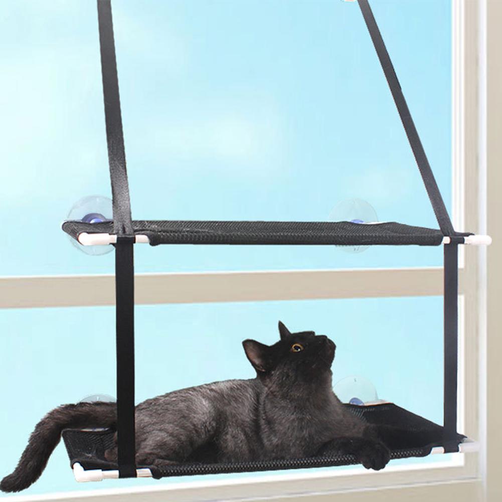 20kg Pet Window Basking Two Layers Cats Mounted Suction Cup Hanging Hammock Bed