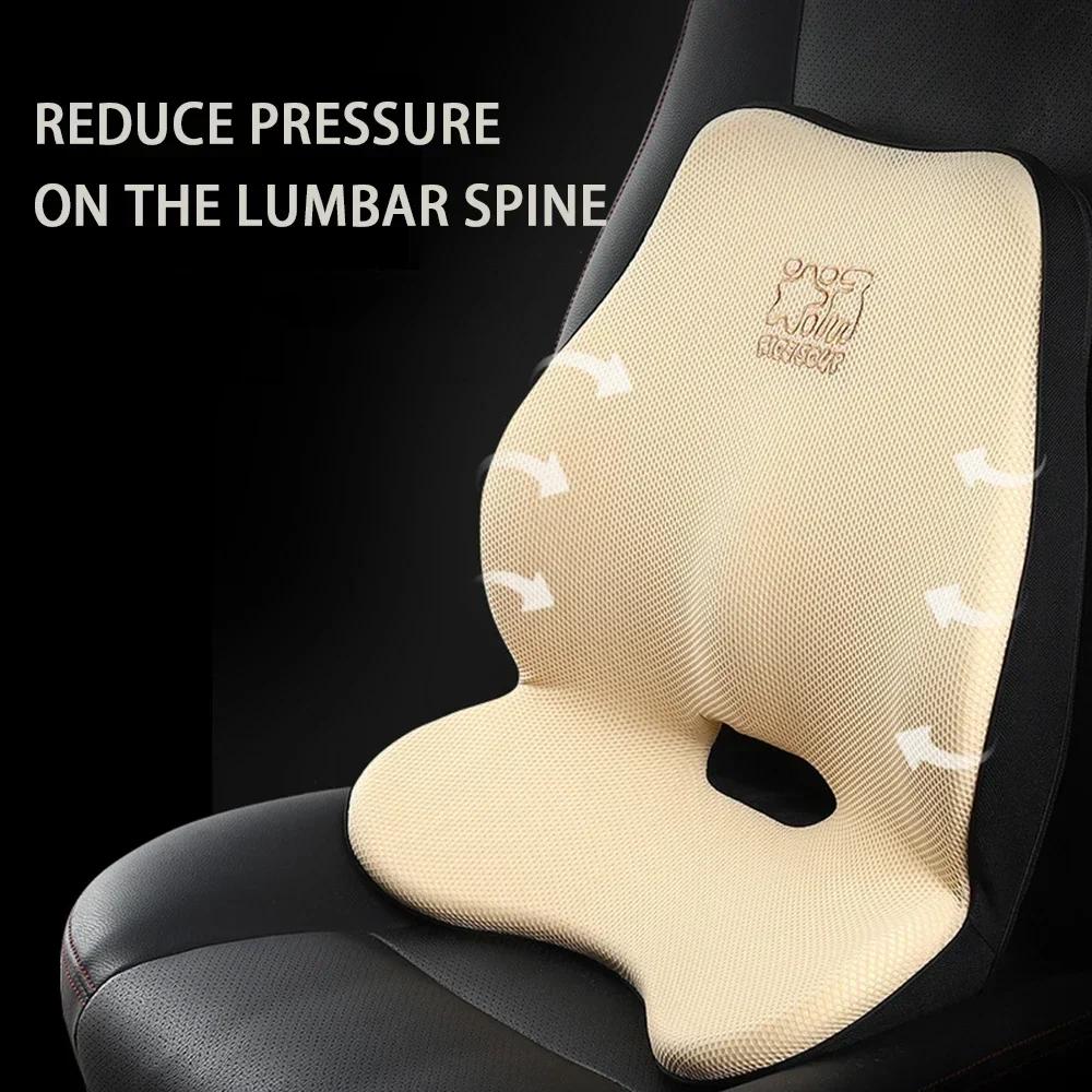 Qualità Poggiatesta Auto Supporto Collo Sedile Traspirante Protezione Cuscino Lombare Auto Memory Cotone Protettore Cuscino Cuscino Collo Auto