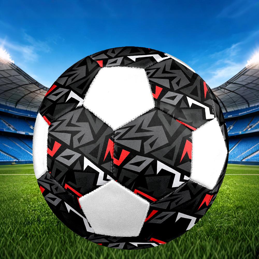 1pc Abstract Geometric Lightweight PVC Training Soccer Ball, Size 5, Suitable for Indoor and Outdoor TrainingGift y60375