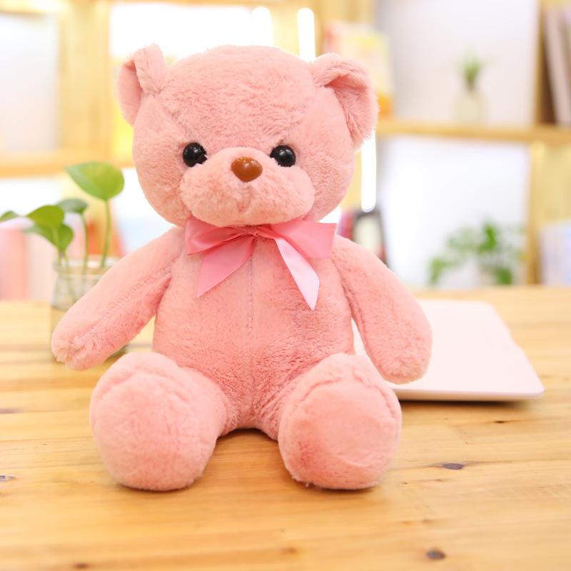 Cute Teddy Bear Hug Bear Doll Bear Doll Colored Bear Plush Toy Birthday Gift Grabbing Doll