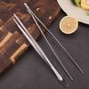 1pcs 12 Inch Stainless Steel Cooking Tweezers Kitchen Tongs BBQ Tool Tweezers for Cooking Kitchen Accessories CFQJ007