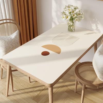 Modern Simple Pvc Waterproof, Oil-Proof And Anti-Scalding Leave-In Table Mat Leather Tablecloth Dining Table Mat Coffee Table Mat