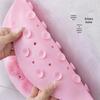 Silicone Non-slip Back and Foot Scrubber Pad with Massage Suction Cups