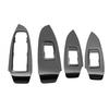 For Chevrolet Malibu 2016- Window Switch Panel Cover Set Carbon Fiber Look