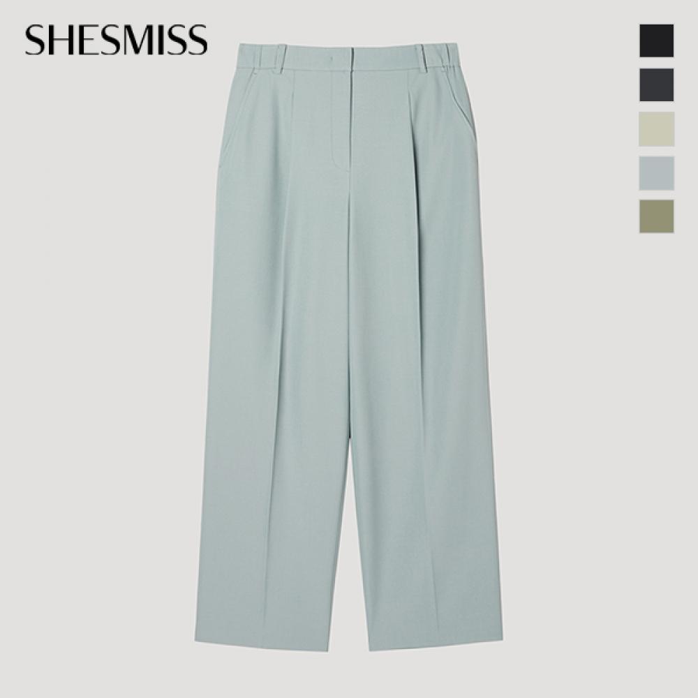 [She S miSS] Back Banding One Tuck Wide Setup pantS SwSSlp22050