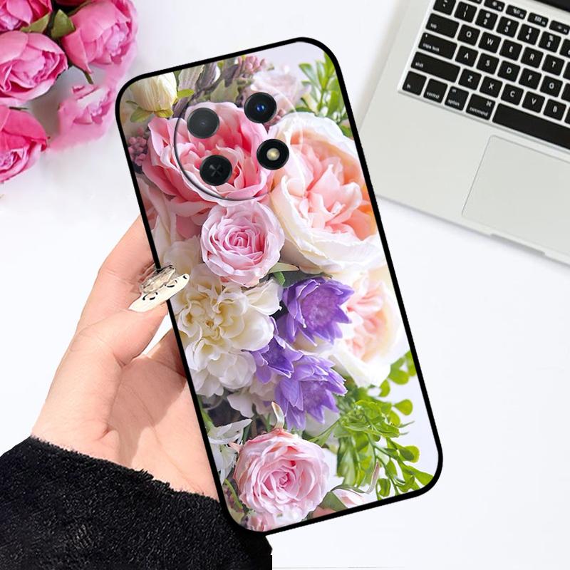For Huawei Nova Y91 Case STG-LX1 Color Printing TPU Silicone Phone Cover For Huawei Enjoy 60X Shockproof Coque Fundas Cartoon
