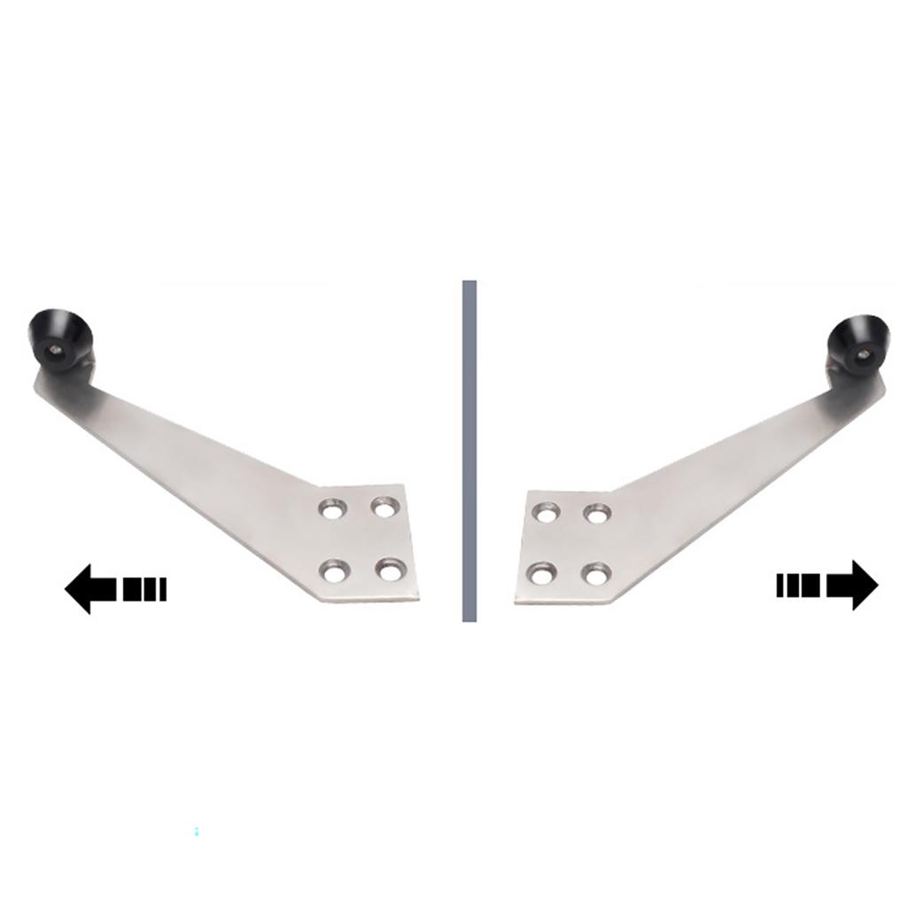 Elegant Floor Door Stop Steel Door Stopper Versatile Metal Doorstop Functional Door Stopper Robusts Door Wedge for Home