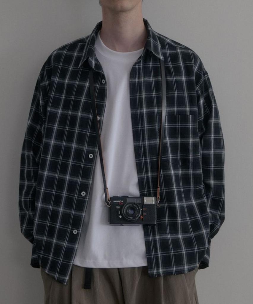 HUKE Meyer Check Shirt (Black)