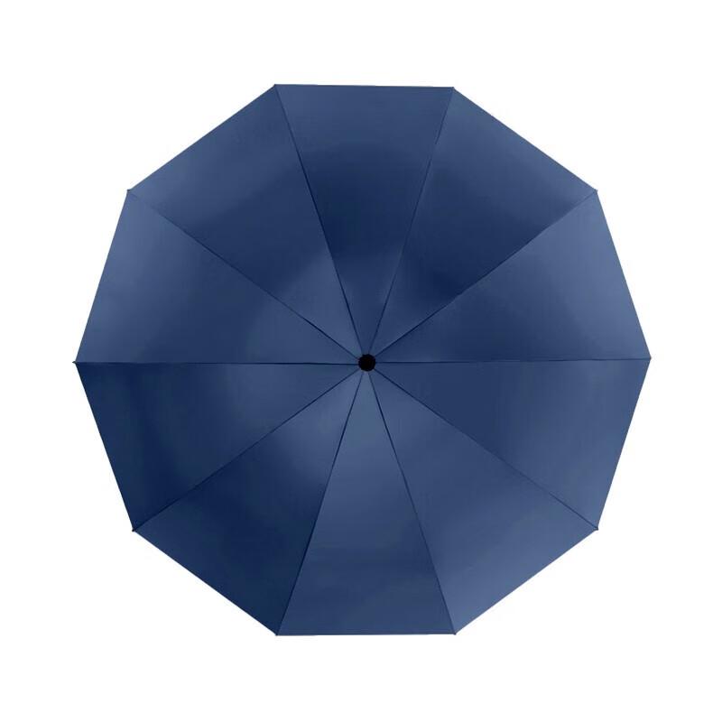 Tri-polar Automatic Umbrella with Integrated Flashlight & LED Light