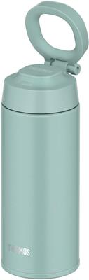 Wasserflasche Vakuumisolierter Mobiler Becher mit Trageschlaufe 500ml Mintgrün MG JOO-500