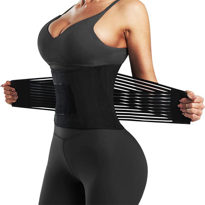 

Unisex Fitness Waist Trainer & Postpartum Tummy Control Belt with Lumbar Support S