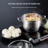 Maxcook 304 Stainless Steel Steamer & Soup Pot