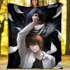 1pc D-Death Note2 Theme Blanket - Digital Print, Polyester, Cozy for All Seasons, Perfect for Outdoor, and Travel