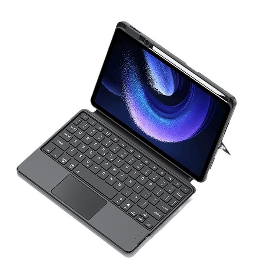 Bluetooth Keyboard Case for Xiaomi Pad 6 6Pro 5 5Pro 12.4 Inch Wireless Smart Cover with Touch Control