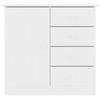 VidaXL Buffet ALTA White 77x35x73 Cm Solid Pine Wood 353944