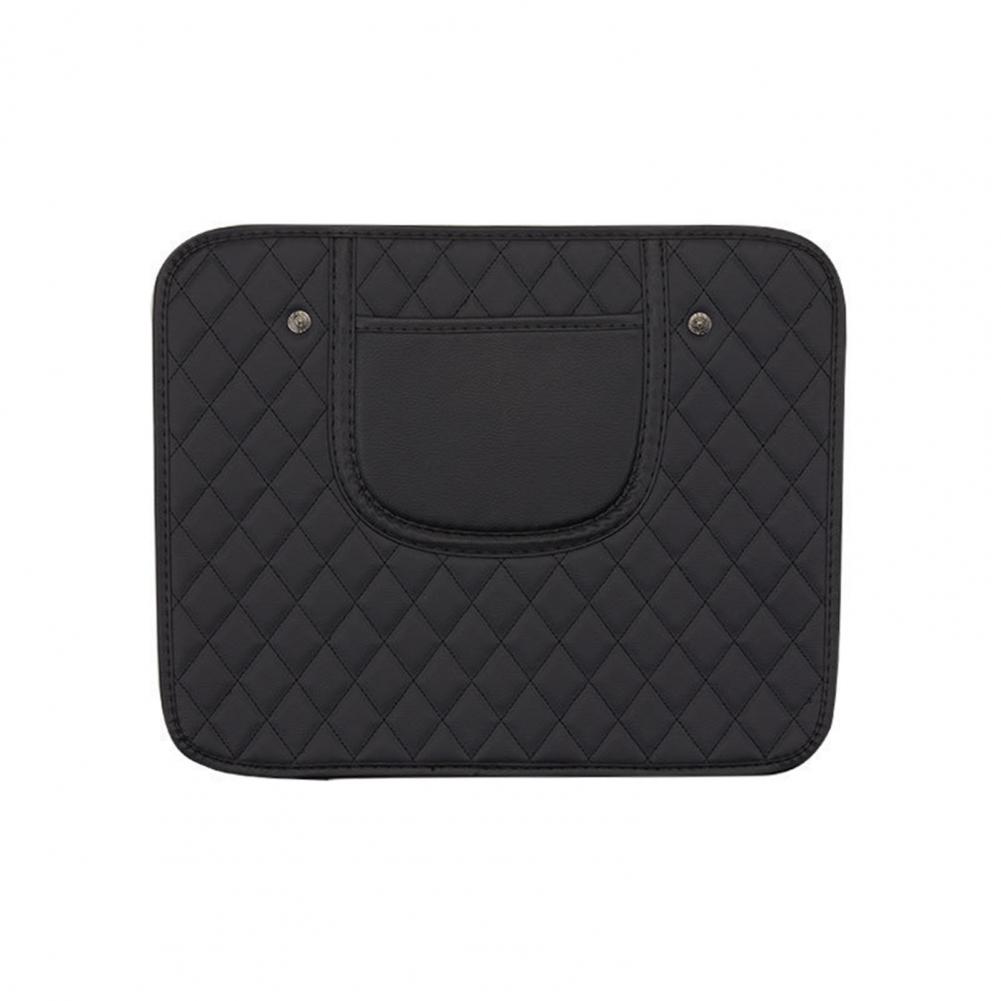 

Защитная накладка на спинку сиденья автомобиля из искусственной кожи, внутренние противоударные накладки для детей, детские противоударные коврики, автомобильные аксессуары A чёрный