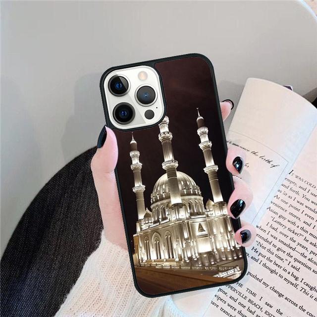 Muslim mosque building Coque Shell For iPhone 17 Air 15 16 14 13 12 Pro Max 11 Pro Max Plus Phone Case Cover