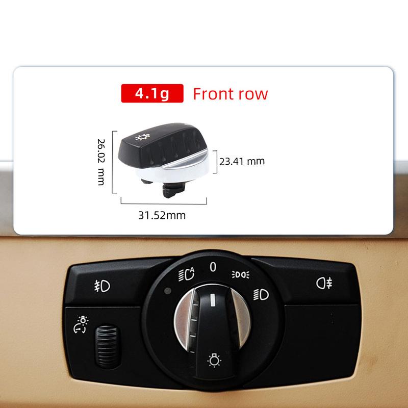 61319134726  Head Light Rotary Switch Knob Button LHD RHD Car Headlamp For BMW 5 Series E60 E61 X5 X6 E70 E71 E72 Z4 E89