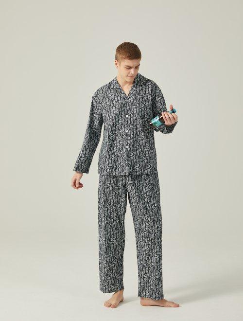 [Sleepy cat] Friday Night Pajamas [Shipped from Korea] 100% Authentic Black