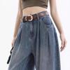 Women's Summer 2025 Wide-Leg Jeans - Loose, Slimming, Versatile, and Comfortable Denim Pants