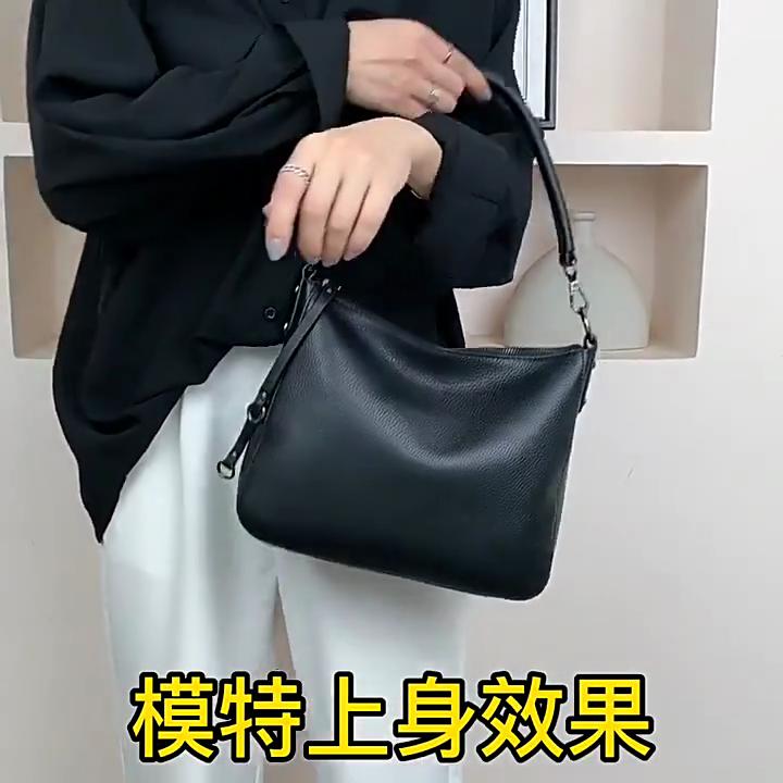 Dámská kabelka pro volný čas Dámská kabelka Malá kabelka přes rameno pro ženy Tote Dámská kabelka Crossbody Vintage z pravé kůže