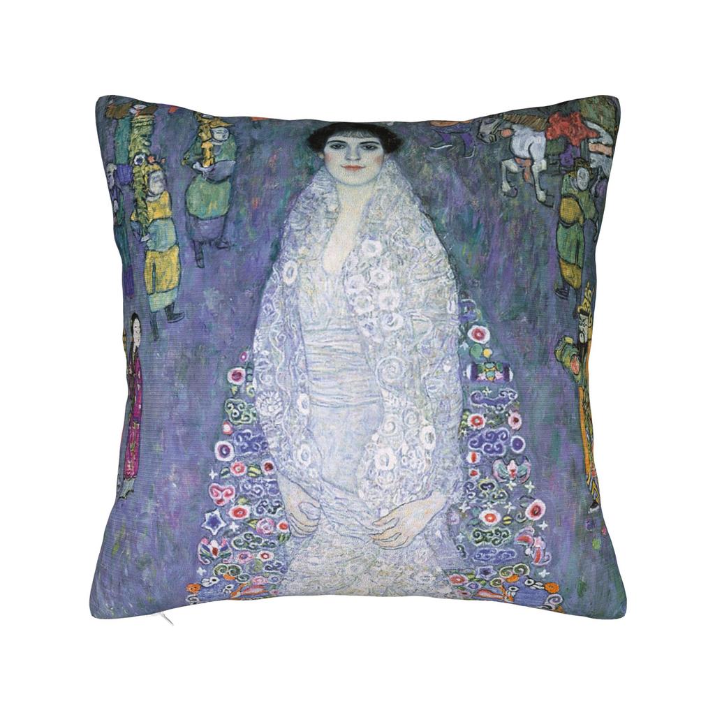 Gustav Klimt The Kiss Square Pillow Cases  Cushion Cover Custom Polyester Decor Throw Pillow Case Cover for Home 18x18