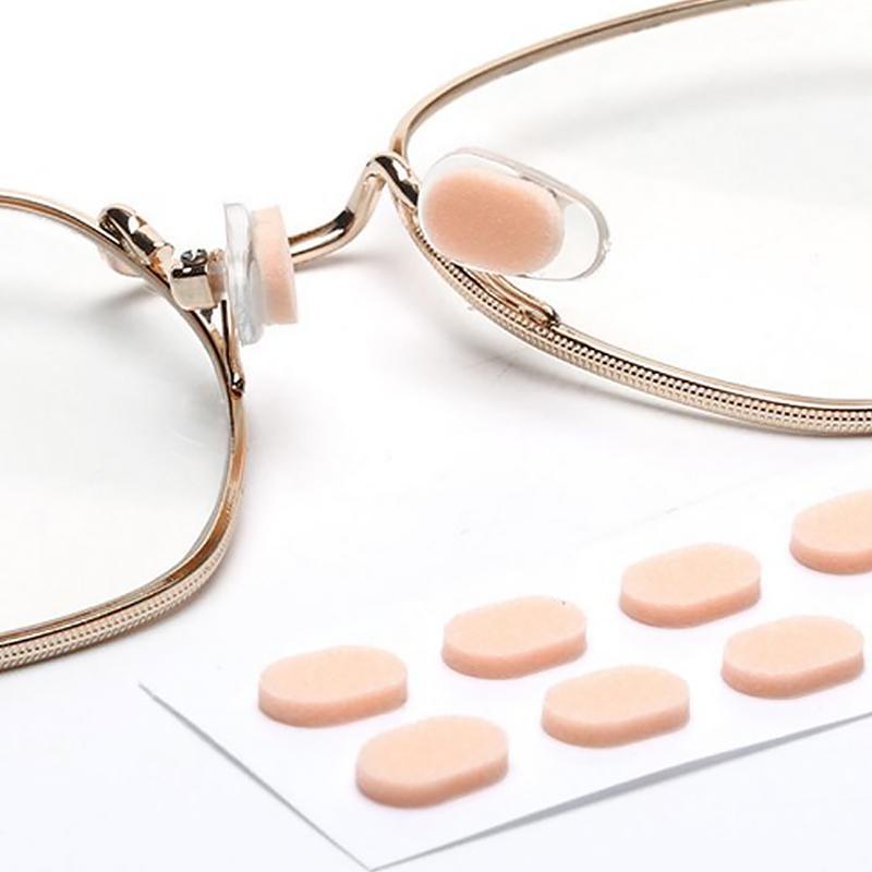 4 Pairs/Stickers Lightweight Wear Glasses Anti Slip Stability Wide Adaptability Skin Friendly Breathable