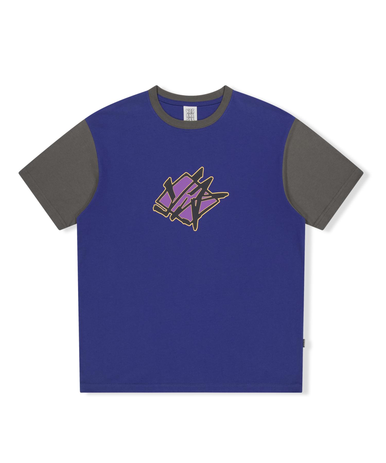 Yes Ic Y.E.S Sign Tee Cobalt Blue M