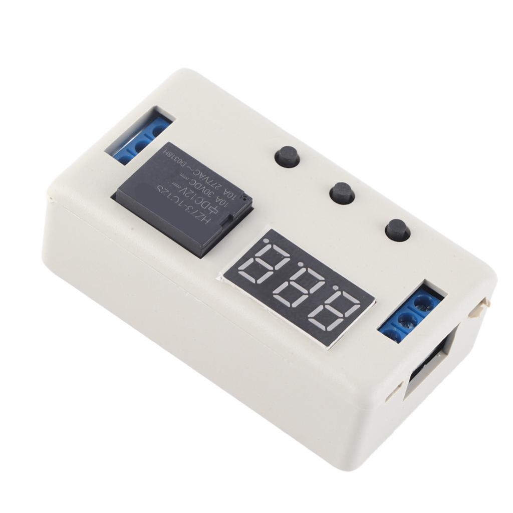 12V LED-Anzeige Einstellbares Zeitrelais Automatisierungssteuerungsschaltermodul
