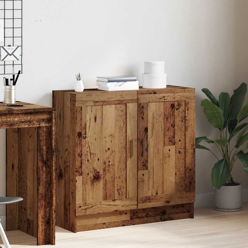 Bookshelf Vintage Wood Look 82.5 X 30.5 X 80 Cm Engineered Wood
