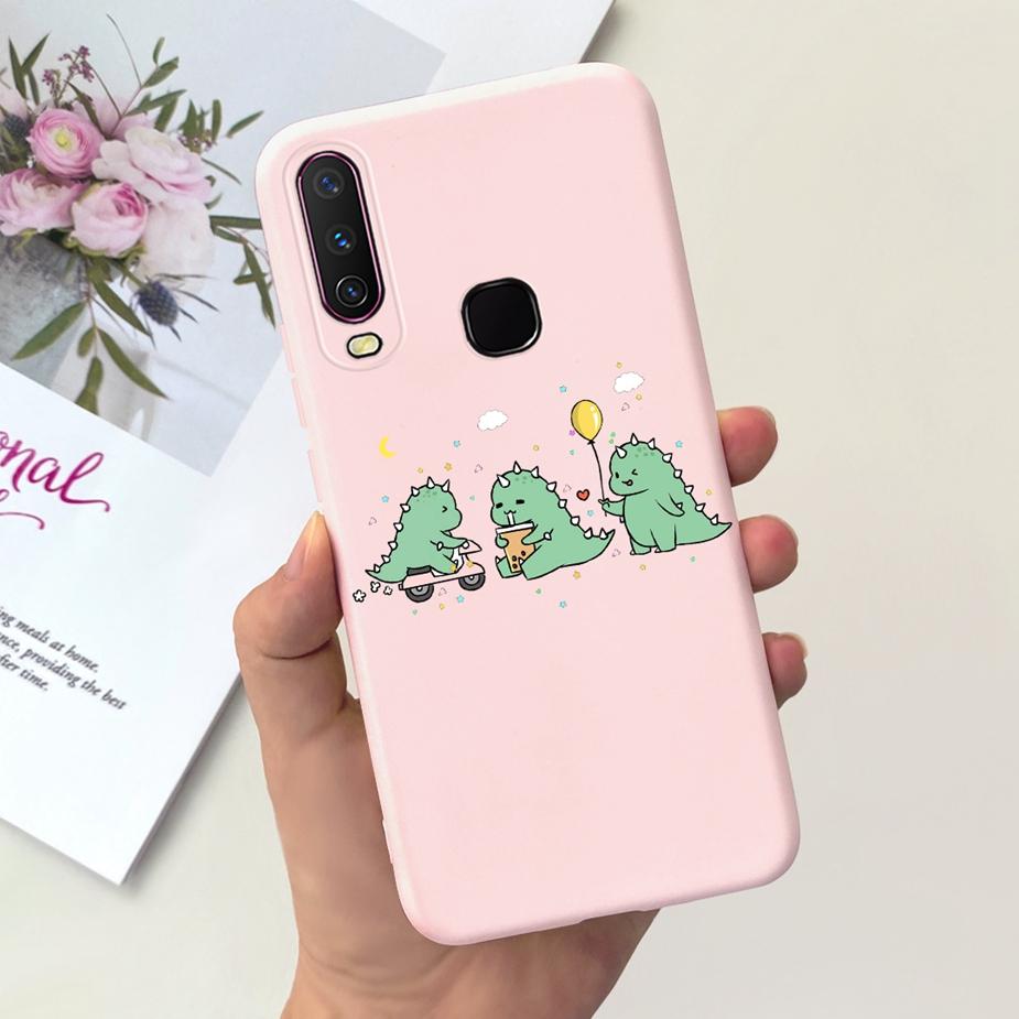 For Vivo Y12 Case Vivo Y15 Y17 1902 1904 Cute Fashion Cartoon Cover Soft Silicone Phone Case For Vivo Y15 Y 12 17 VivoY12 Fundas