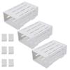 3Pcs Aquarium Plant Holder Premium Plastic Hanging Plant Pot for Fish Tank Aquatic Plants Healthy Growth Baskets