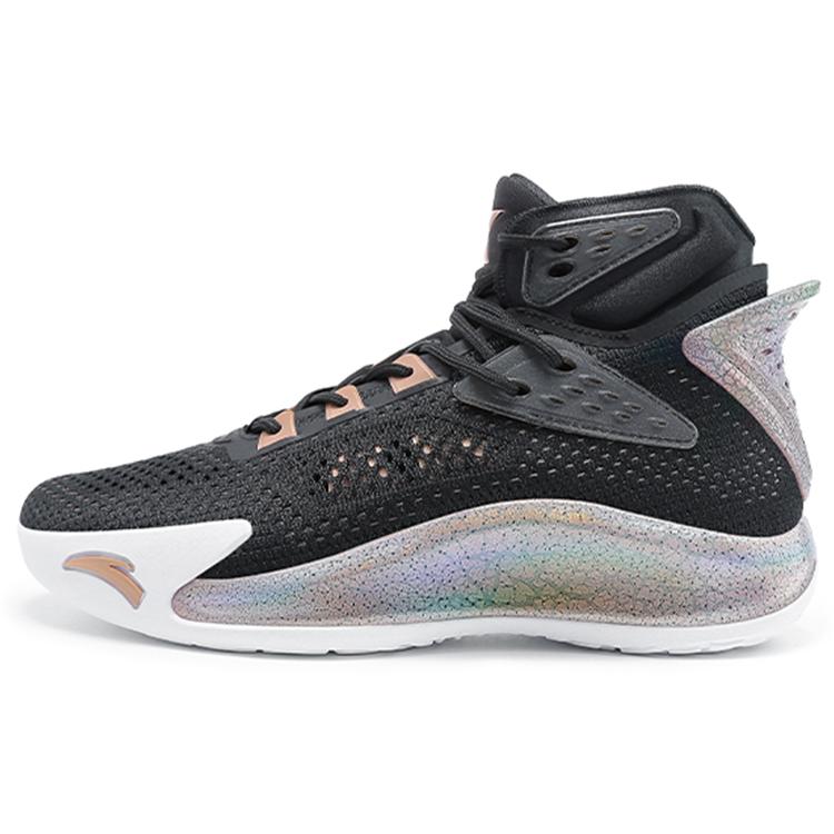 

Anta KT5 Thompson Have Fun High top Basketball Shoes Men s Black Gold 112031101-5 42