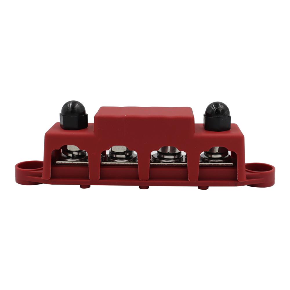 M10 3/8"  4 Stud Power Distribution Block for Car BUS Truck Boat RV 48V DC