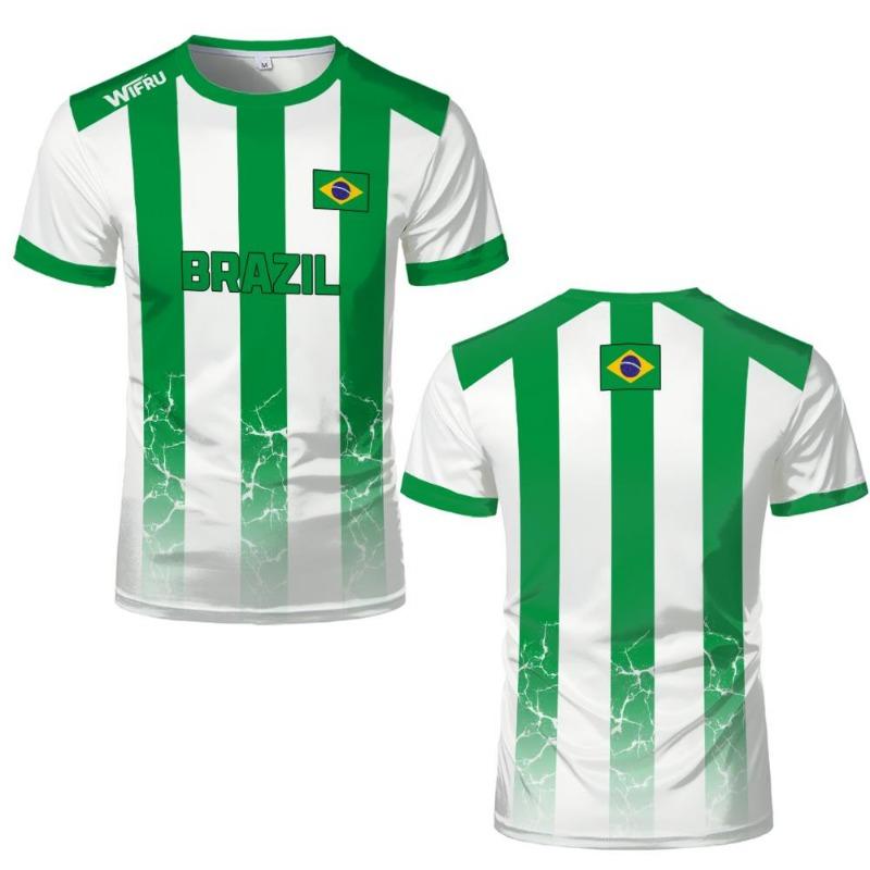 2026 New Brazil Jersey T-Shirt Men's  Football Tee