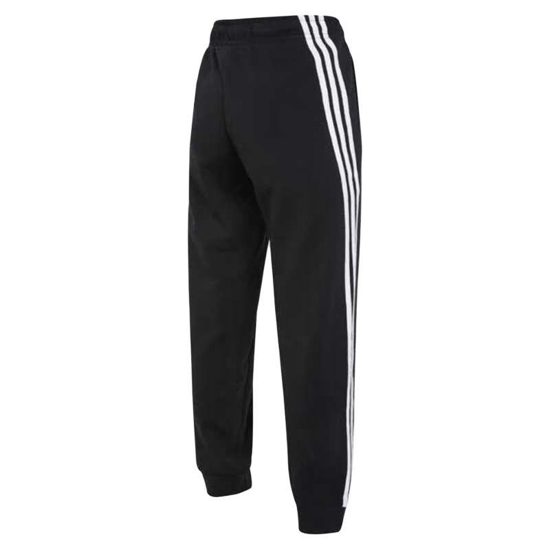 Adidas Three-Stripe Color-Block Logo Knit Joggers Women Bottoms Black IT6339
