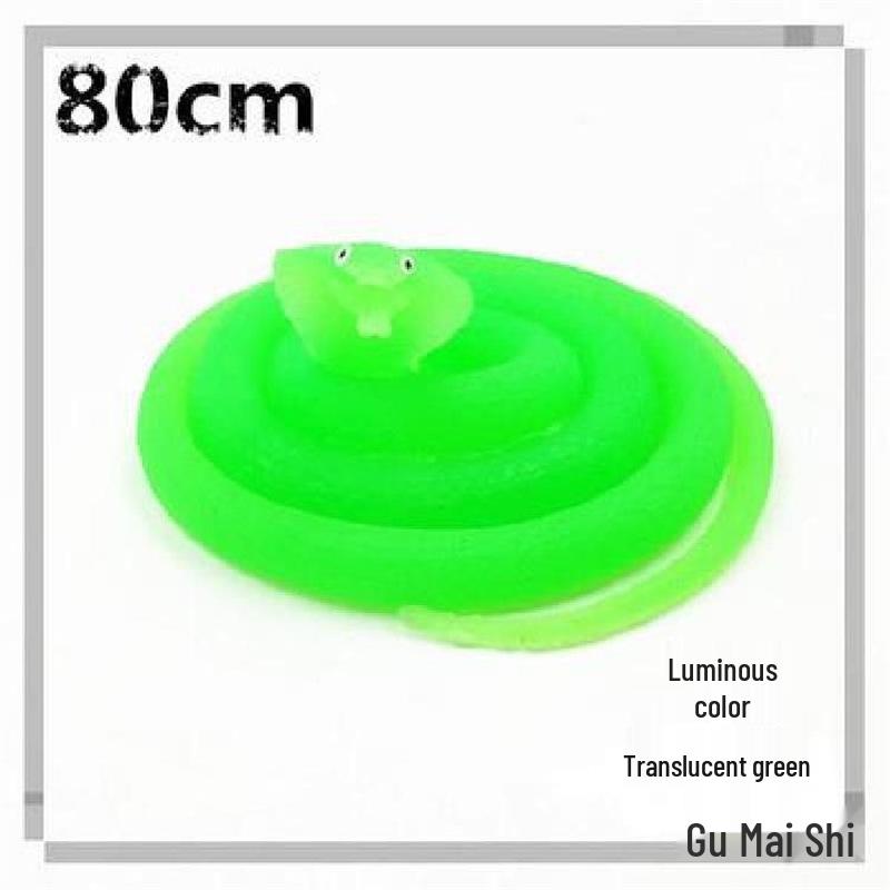 Children's Large Soft Rubber Green Snake Prank Toy Model