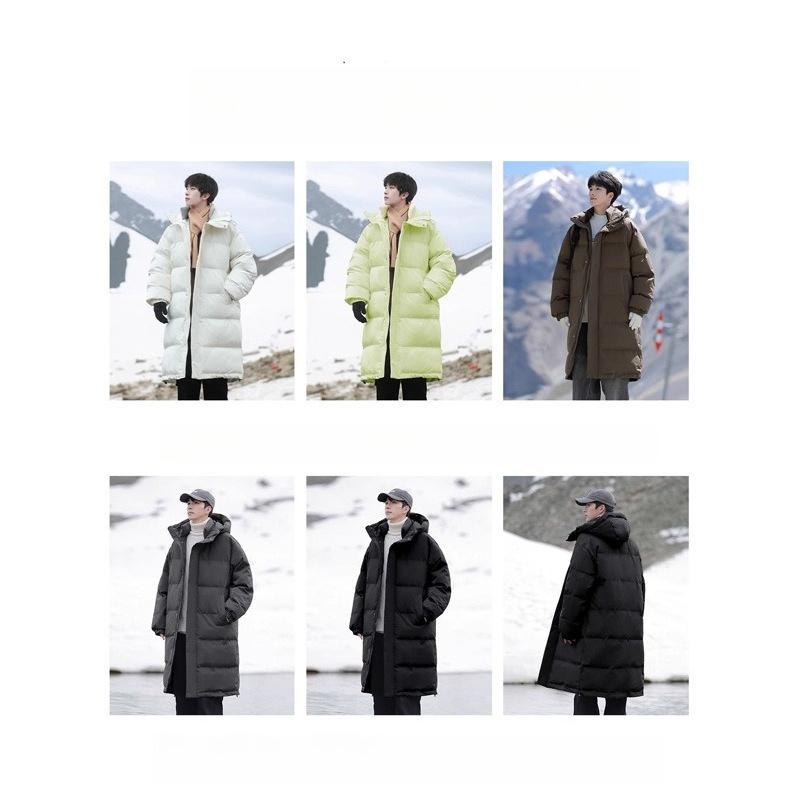 Medium and long cotton-padded clothes men's winter thickened coat new warm cotton-padded clothes casual loose cotton-padded coat cotton-padded jacket