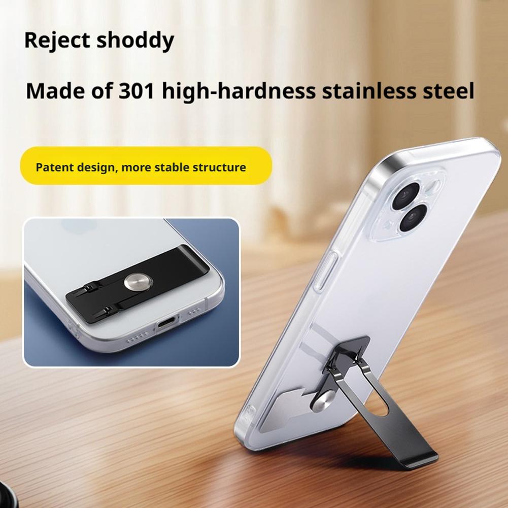 Universal Phone Holder Bracket Phone Pad Back Sticker 14 Stand Phone Foldable 13 Desktop Alloy S2U9