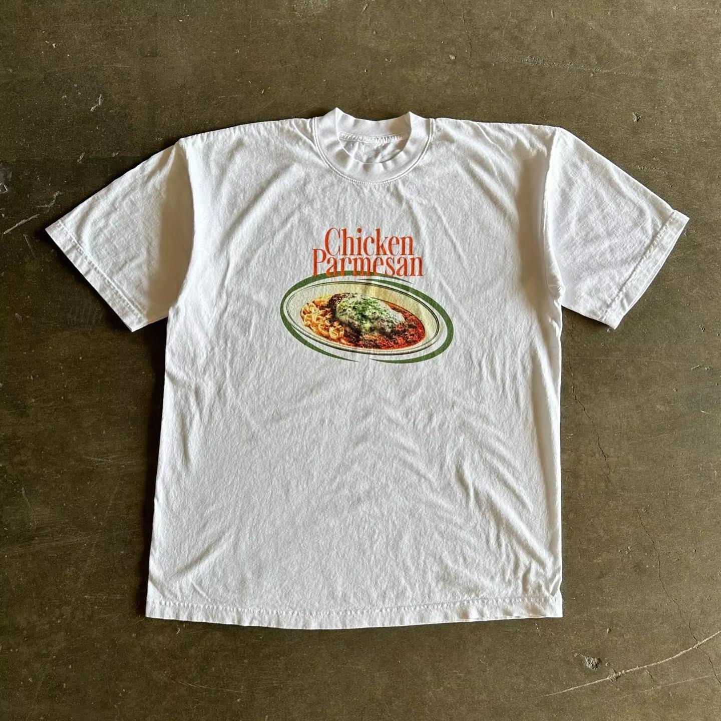 

Vintage Y2K T Shirt New Classic Food Graphic Print Short Sleeves Harajuku Gothic Cotton Oversized T Shirt New Tops Mens Womens 4XL