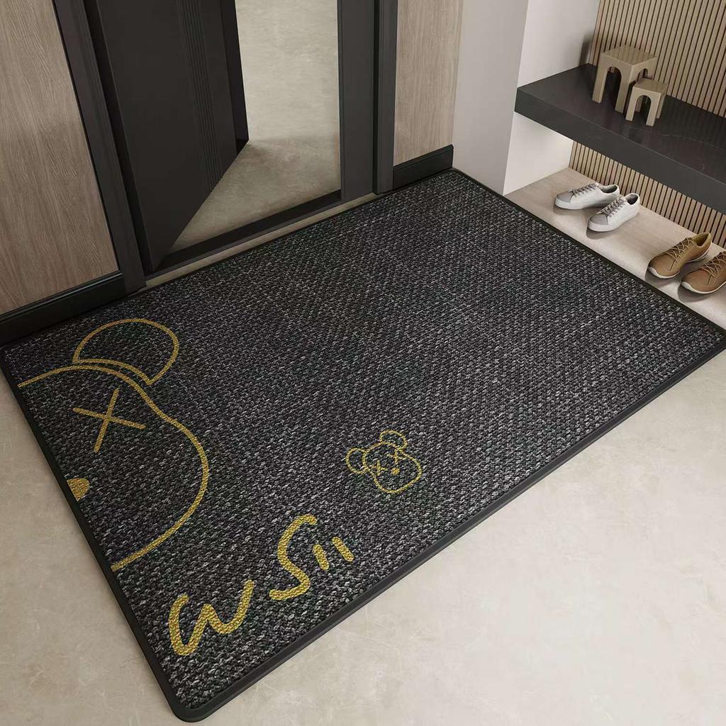 Bathroom Floor Mat, Toilet Absorbent Mat, Toilet Door Non-Slip Mat, Foot Mat, Toilet Door Mat, Quick-Drying Carpet