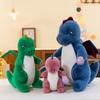 Adorable Green Dinosaur Plush Toy Stuffed Animal For Boys Birthday Gift