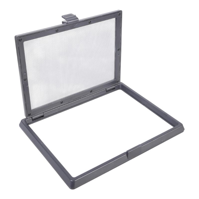 

Efficient Fishtank Magnetic Screen Cover Water Enclosures Tight Seal Protects From Debris And Particles Escapeproof темно-сірий