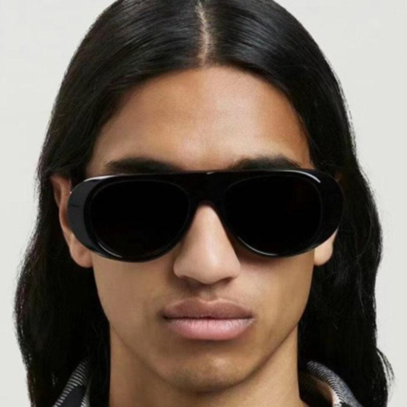 New In Luxury Brand Designer Big Frame Flat Top Sunglasses Women For Men Fashion Vintage Sun Glasses Punk Pilot Shades Uv400